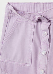 Ovs Denim Skort With Pockets