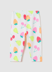 Ovs Three-Quarter Leggings In Stretch Cotton With Print