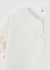 Ovs T-Shirt With Flounce And Flower Application