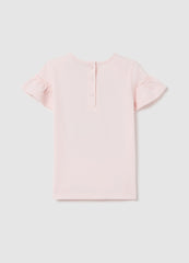 Ovs T-Shirt With Patchwork-Effect Flower Application