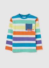Ovs Long-Sleeved T-Shirt With Striped Pattern