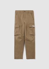 Ovs Stretch Cotton Cargo Trousers