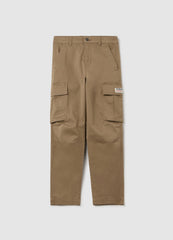 Ovs Stretch Cotton Cargo Trousers
