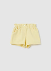 Ovs Paper Bag Shorts In Cotton And Lyocell