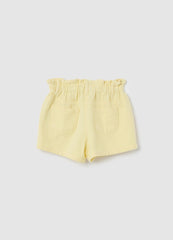 Ovs Paper Bag Shorts In Cotton And Lyocell