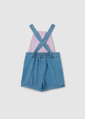 Ovs Denim Dungarees With Bows Application