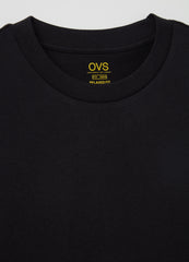 Ovs Solid Colour T-Shirt In Organic Cotton