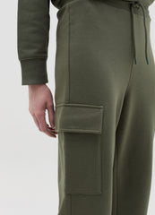 Ovs Cargo Joggers In Fleece With Drawstring