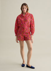 Ovs Short Sleeve Paisley Print Shirt