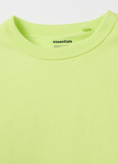 Ovs Yellow Cotton Short Sleeve T-Shirt