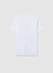 Ovs White Printed T-Shirt For Boys