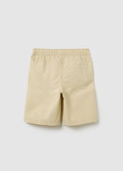 Ovs Beige Shorts In Cotton With Drawstring