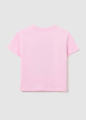 Ovs Pink T-Shirt With Tropi-Cool Print