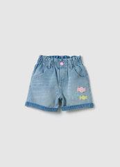 Ovs Denim Shorts In Cotton With Sweets Print
