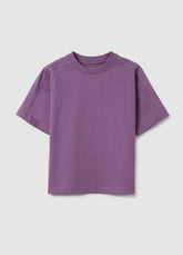 Ovs Purple Pure Cotton T-Shirt For Children Ovs Kids