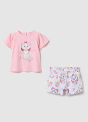 Ovs Pink Disney Jogging Set With Kitten
