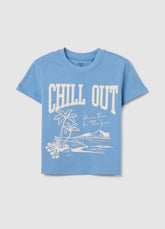 Ovs Girls' T-Shirt In Pure Multicolour Cotton Regular Fit With Print