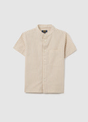 Ovs Multicoloured Regular Fit Cotton Blend Child'S Shirt With Chest Pocket