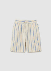 Ovs Children'S Multi-Colour Cotton Blend Regular Fit Shorts With Elasticated Waist And Drawstring