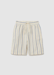 Ovs Children'S Multi-Colour Cotton Blend Regular Fit Shorts With Elasticated Waist And Drawstring