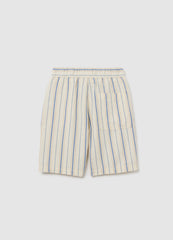 Ovs Children'S Multi-Colour Cotton Blend Regular Fit Shorts With Elasticated Waist And Drawstring