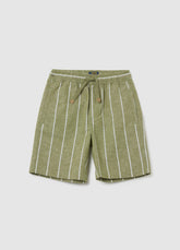 Ovs Children'S Multicolour Cotton Blend Regular Fit Shorts With Elastic Waistband