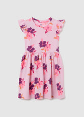 Ovs Multicolour Floral Pure Cotton Girl'S Dress