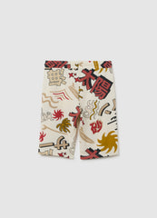 Ovs Boys' Multicolour Pure Cotton Regular Fit Shorts