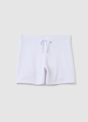 OVS Women'S White Cotton Blend Shorts Regular Fit