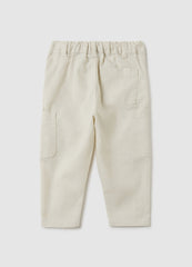 OVS Children'S Beige Linen Blend Trousers Regular Fit