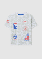 OVS Multicolour Pure Cotton Children'S T-Shirt With Superman Print