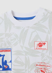 OVS Multicolour Pure Cotton Children'S T-Shirt With Superman Print