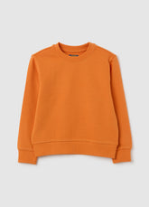 OVS Children'S Pure Cotton Orange Sweatshirt