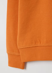 OVS Children'S Pure Cotton Orange Sweatshirt
