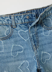 OVS Girls' Pure Cotton Denim Jeans In Regular Fit