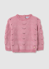 OVS Girls' Pink Blend Sweater Regular Fit