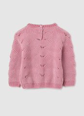 OVS Girls' Pink Blend Sweater Regular Fit