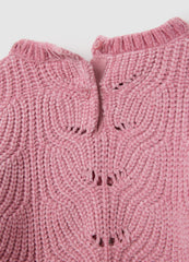 OVS Girls' Pink Blend Sweater Regular Fit