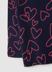 OVS Girls' Blue Pure Cotton Jumper With Regular Fit