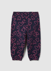 OVS Girls' Multicolour Pure Cotton Regular Fit Trousers