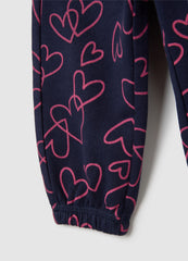 OVS Girls' Multicolour Pure Cotton Regular Fit Trousers