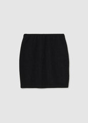 OVS Women'S Black Viscose Blend Mini Skirt