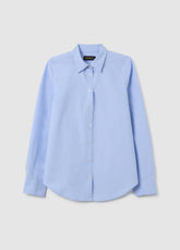 OVS Pure Cotton Blue Shirt In Regular Fit