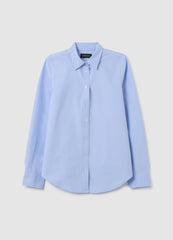OVS Pure Cotton Blue Shirt In Regular Fit