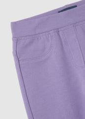 OVS Girls' Purple Slim Fit Cotton Leggings