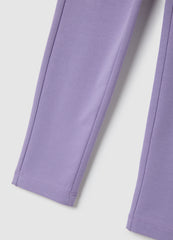 OVS Girls' Purple Slim Fit Cotton Leggings