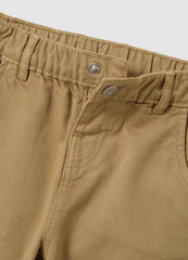 OVS Child'S Beige Cotton Blend Trousers Regular Fit