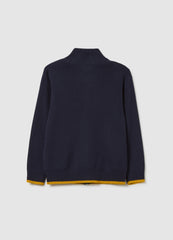 OVS Children'S Blue Pure Cotton Cardigan Regular Fit