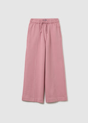 OVS Girls' Pure Cotton Pink Culotte Trousers