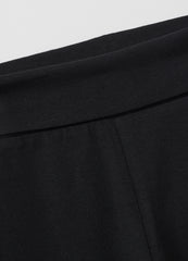 OVS Girls' Black Cotton Flare Leggings